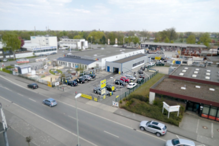 Unsere Waschstraße in Gütersloh. 